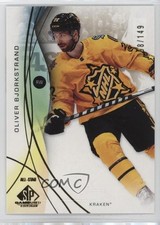 2024 Upper Deck SP Game Used All-Stars Gold 98/149 Oliver Bjorkstrand #153 5ya