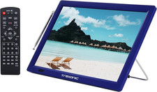 Portable Rechargeable 14 Inch LED TV with HDMI, SD/MMC, USB, VGA, AV In/Out and