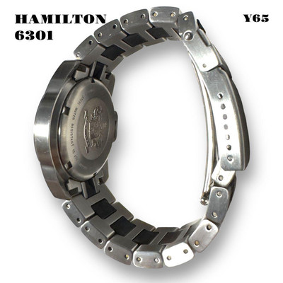 HAMILTON Khaki 6301 Men's Watch Quartz Analog Round 34.3mm Silver