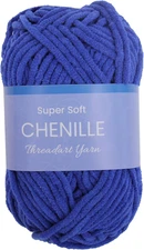 Chenille Yarn for Crocheting, Knitting, Amigurumi, Super Soft Plush Velvet Yarn 