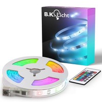 LED Strip 3M RGB Dimmbar Selbstklebend Mit Fernbedienung B.K.Licht Zimmer Deko