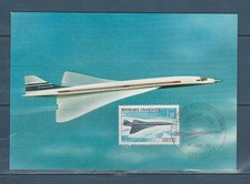 carte  1er jour  avion Concorde  31  Toulouse  1969