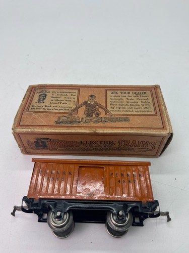Coche de caja Lionel 800 Penn RR 4862 calibre O 1926 caja original preguerra | Condition: Used