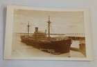 Vintage Photo Postcard German Freighter Arauca Port Everglades FL RPPC Ship — photo 1