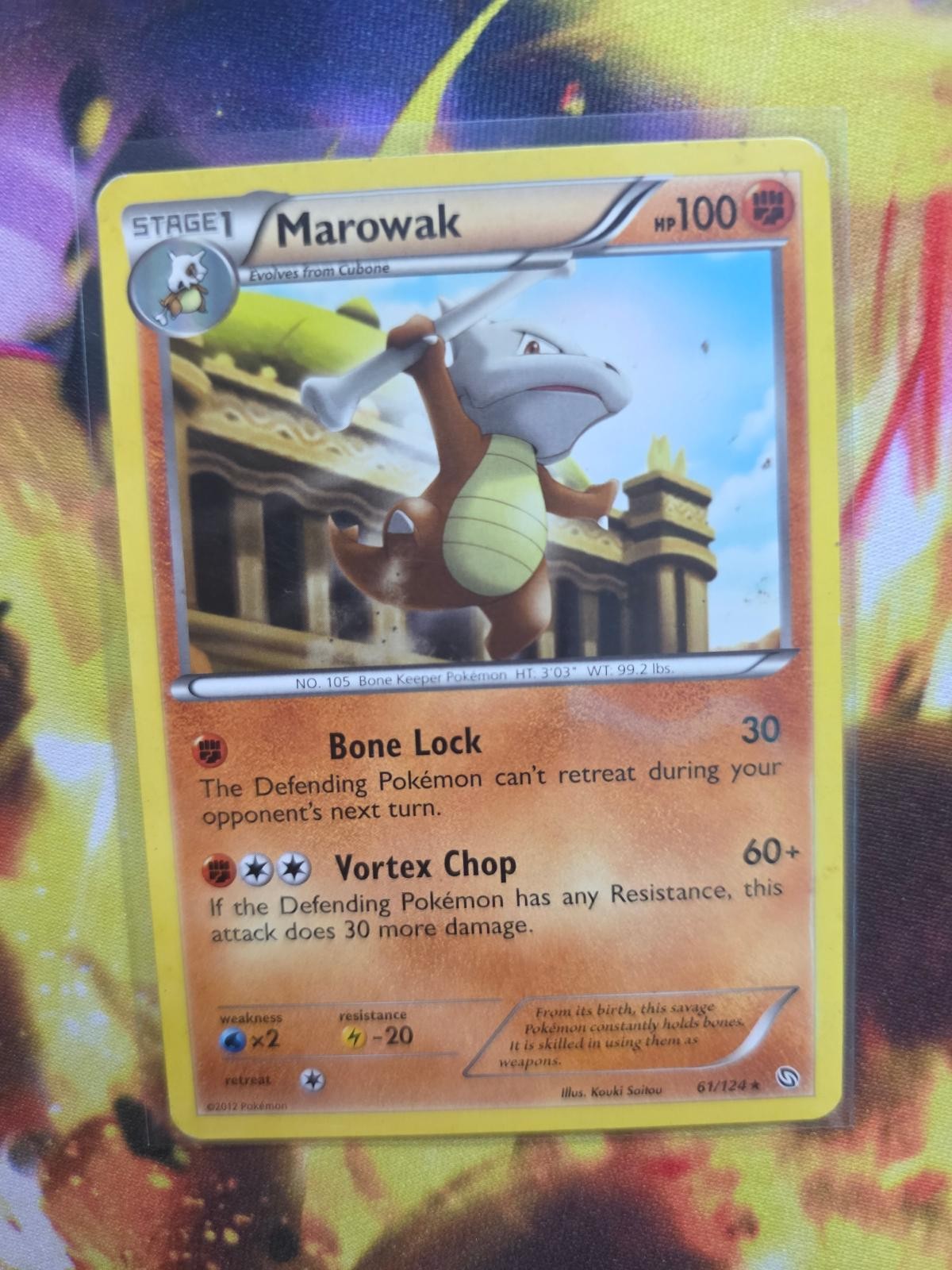 MAROWAK 61/124 Rare Dragons Exalted Pokemon Near Mint