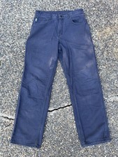 Carhartt Loose Fit Canvas Work Pants 34x32 Flame Resistant Carpenter