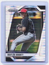 Braylon Doughty 2025 Prizm Silver Pulsar /499 Cleveland Guardians