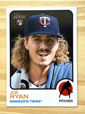 2022 Topps Heritage Joe Ryan Image Variation Rookie Card RC #370