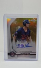2020 Bowman Sterling - Prospect Autographs Matt Wallner #BSPA-MW Gold /50