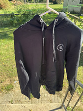 Gildan Men's M Regular Black Fleece Pullover Hoodie Graphic Drawstring Pocket