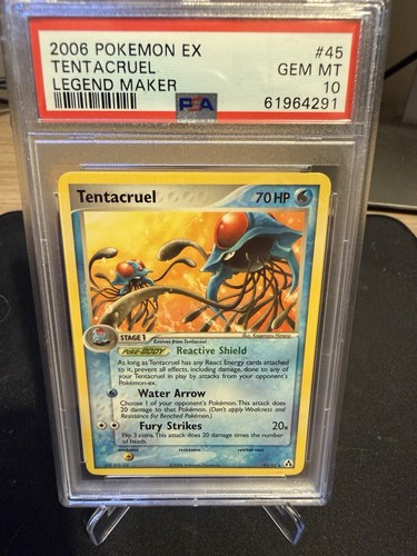Tentacruel graded PSA 10 for sale on eBay
