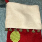 Large Christmas Stocking Polka Dots & Green Tassels Around Top By Winters Edge — photo 2