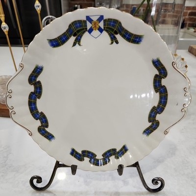 Royal Albert Bone China England Nova Scotia Tartan Serving Platter Home Decor 