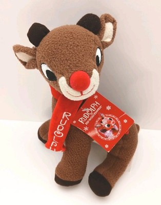 NWT Dan Dee Rudolph Red-Nosed Reindeer 9'' Plush Stuffed Animal Toy Collectible