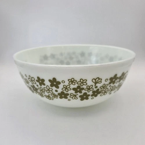 Pyrex Vintage Spring Blossom (Crazy Daisy) Mixing Bowl 4qt Style 404 - RARE!