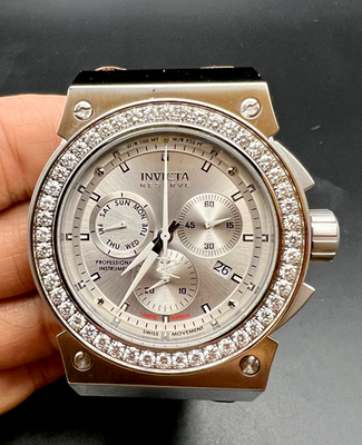 Invicta Men's Akula New 34128 Swiss Made 3.80ctw Diamond Limited