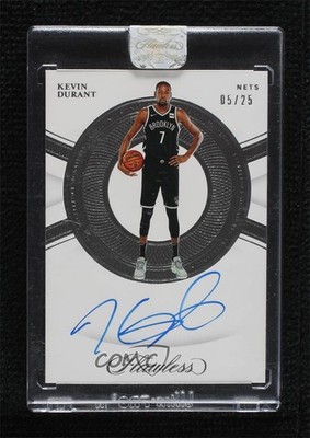 2019-20 Panini Flawless Excellence Signatures 5/25 Kevin Durant #ES-KDR Auto 3d3