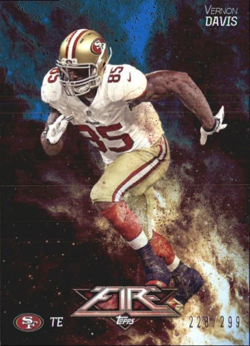 Vernon Davis trading card