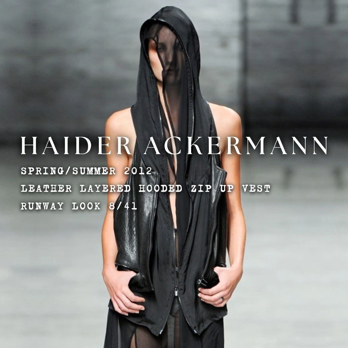 HAIDER ACKERMANN Coats, Jackets & Vests Leather Outer Shell for