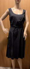 Beautiful Prada Black New Dress Women Low Front and Back Neckline Details IT 44