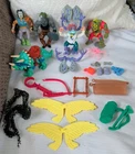 Lot Of Vintage Teenage Mutant Ninja Turtles Figures Accessories Weapons Randoms