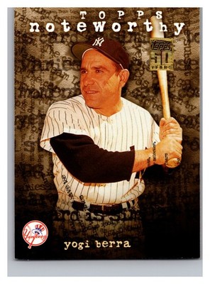 2001 Topps - Noteworthy Yogi Berra #TN33
