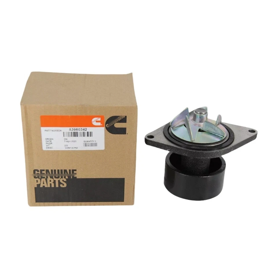OEM Cummins Water Pump 3960342 For 1989-02 Dodge RAM 2500 3500 W350 5.9L 12V 24V - Imagem 2 de 4