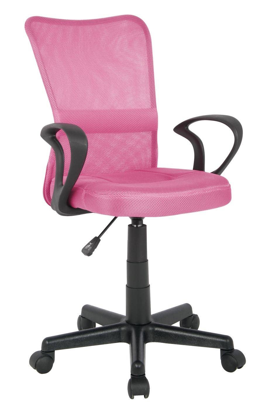 Bürostuhl mit Armlehnen Schreibtischstuhl Pink H-298F-2/2109 B-WARE