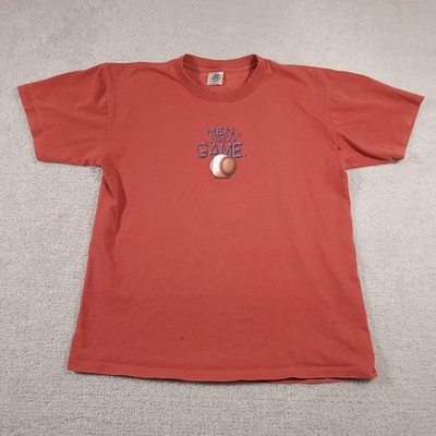 Vintage Big Ball Sports Shirt Mens Large Belton Made USA Baseball Graphic 90s Te