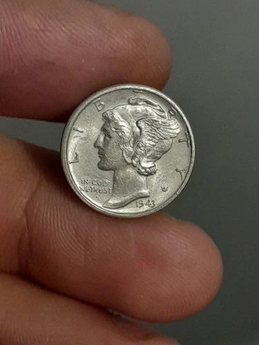 1943- D Mercury Dime Uncirculated #5