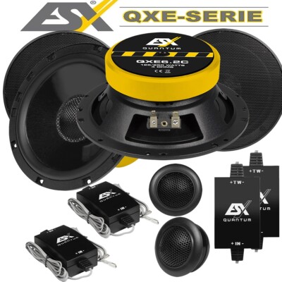 ESX QUANTUM QXE6.2C LAUTSPRECHER 16,5cm 2-WEGE KOMPO SYSTEM 250W