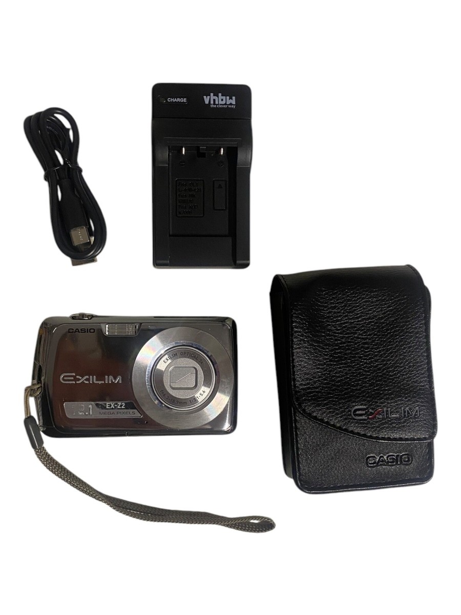 Casio Exilim EX Z2 Digitalkamera silber schwarz Digicam 12.1 MP | eBay