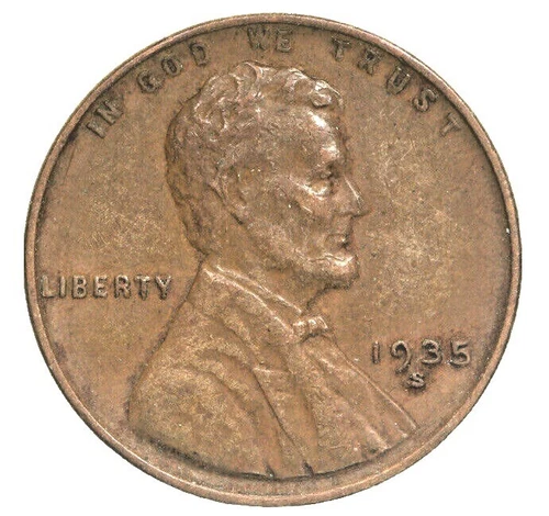 1935-S Lincoln Wheat Cent “Best Value on eBay “ FAST FREE SHIPPING