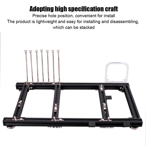 DIY Open Frame Aluminum Alloy ATX Computer PC Case Overclocking Test Platfor SLS
