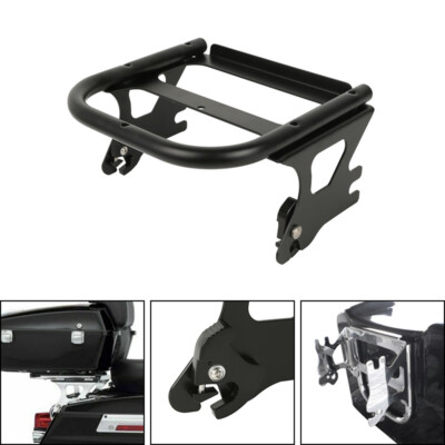 Two up Luggage Rack Fit For Harley Touring Road King Electra Glide 1997-2008 07