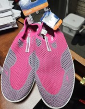 Speedo Junior Girls Surfknit Water Shoes - Coral - Size Large 4-5