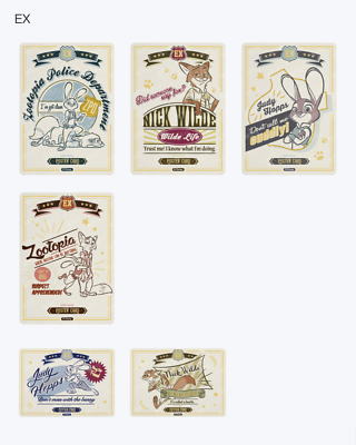 Card.Fun x Disney 100 Anniversary Series Zootopia Collection Card