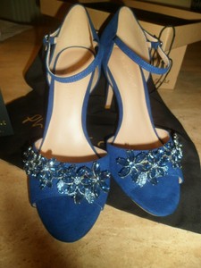 sapphire blue sandals