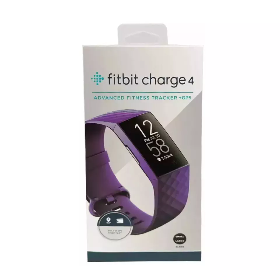 Fitbit Charge 4 Fitness Tracker with Heart Rate Monitor Open Box S L-image