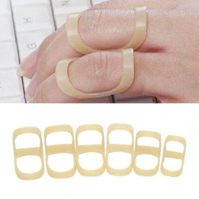 6Pcs Trigger Finger Splint Protection Pain Relief Thumb Arthritis Skew Corrector
