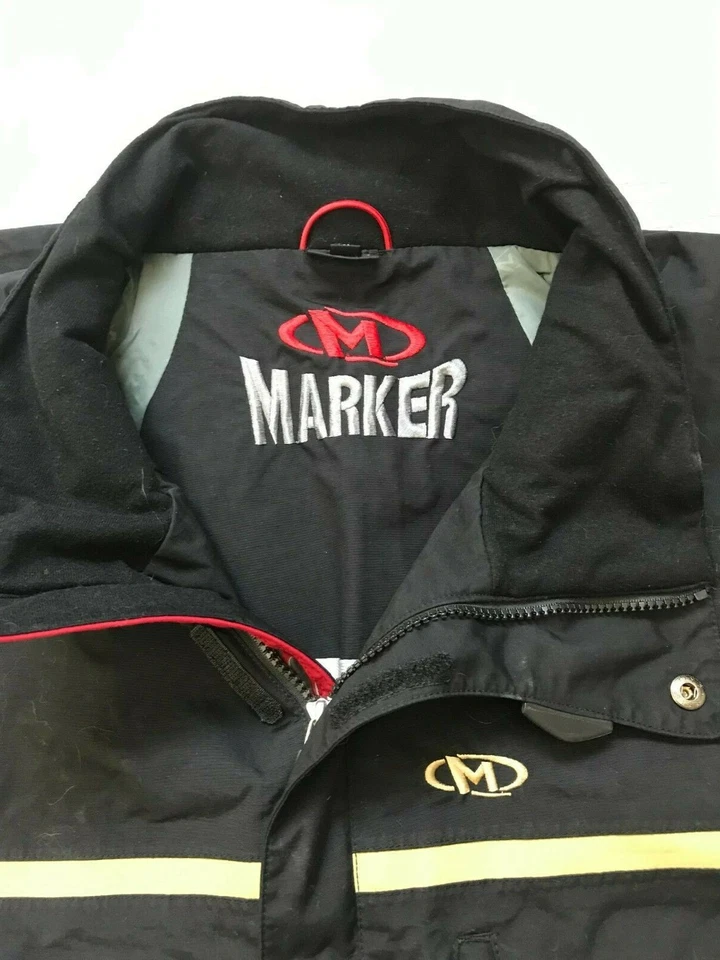 Куртка лыжная Marker мужская XL на молнии с карманами на молнии на шнурке на талии черная - Изображение 3 из 4