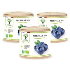 Myrtille Bio - Complément alimentaire - Fabriqué en France - 180 Gélules