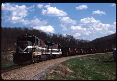 Original Eisenbahn Dia - MGA Monongahela 2308+ Manor Br MP4 PA 6-5-1991