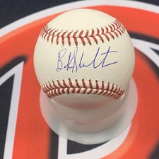 Buck Showalter Signed OMLB New York Mets Yankees Autographed Steiner CX