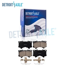 Pair Front Ceramic Brake Pads w/ Hardware for Toyota Tundra Sequoia Lexus LX600