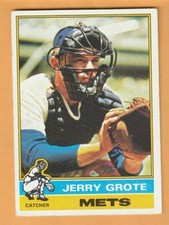 Jerry Grote New York Mets 1976 Topps #143 San Antonio Texas 13J