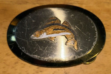 Belt Buckle: Trout