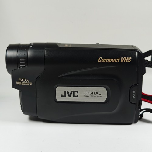 JVC GR-AX201 VHSC Tape Camcorder 50x Zoom Video Camera, Charger, Bag, Manual - Picture 4 of 13