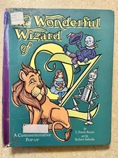 The Wonderful World Of Wizard Of Oz Pop Up Commemorative Book VTG 2000