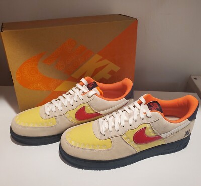 NIKE Air Force 1 '07 LX, DZ5355-126, Día de los Muertos Day of the Dead Size 13